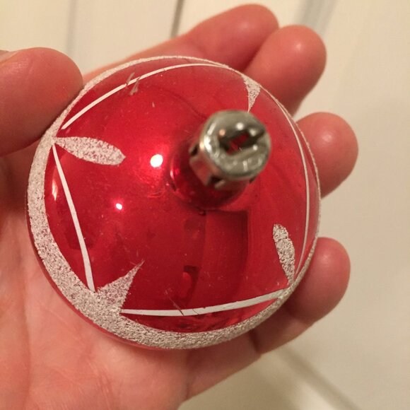 Vintage Lot Of 12 Christmas Tree Mercury Glass Ornaments In Box Made In POLAND - Picture 7 of 16